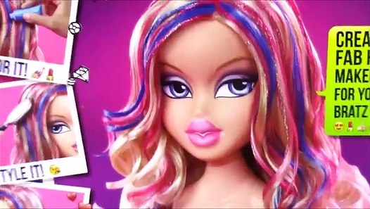 Bratz Styling Head Doll Cloe! Style Hair with Color Cream 