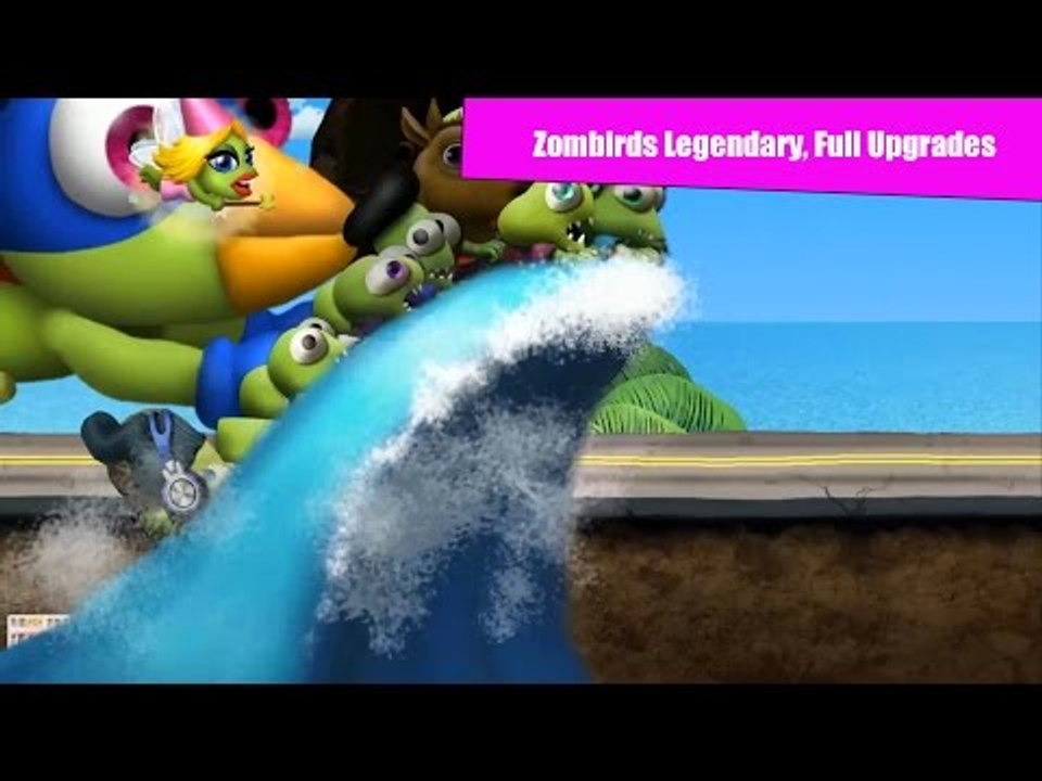 Zombie Tsunami 2016 - Zombirds Legendary, Full LV, Full Upgrades (All Unlocked)
