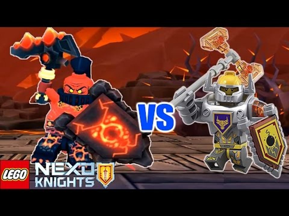 LEGO Nexo Knights Merlock 2.0 - Ultimate Axl vs GENERAL MAGMAR Battle