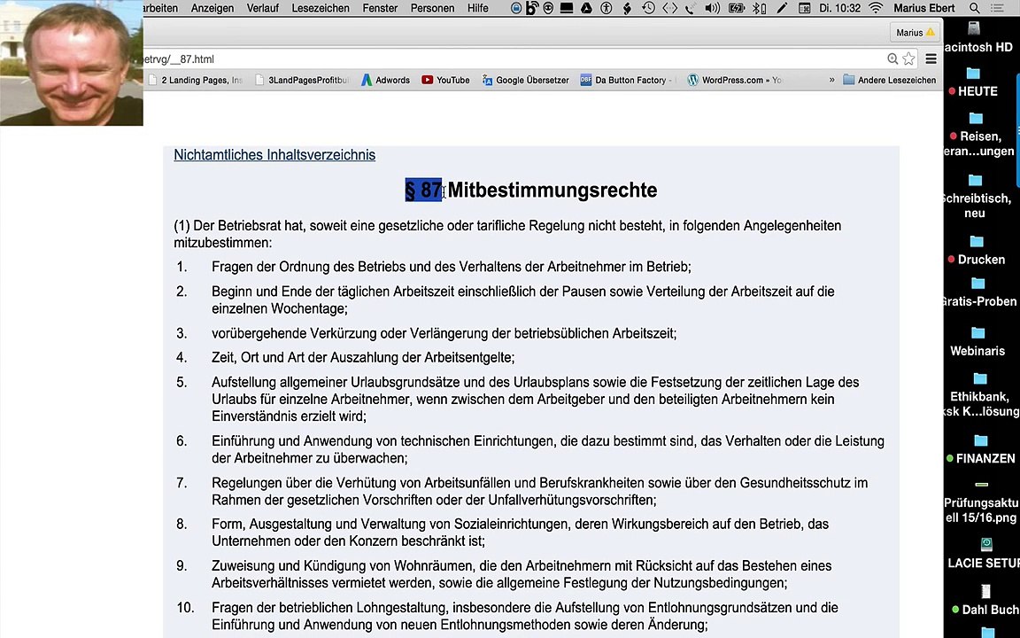 PIS, arbeitsrechtliche Aspekte