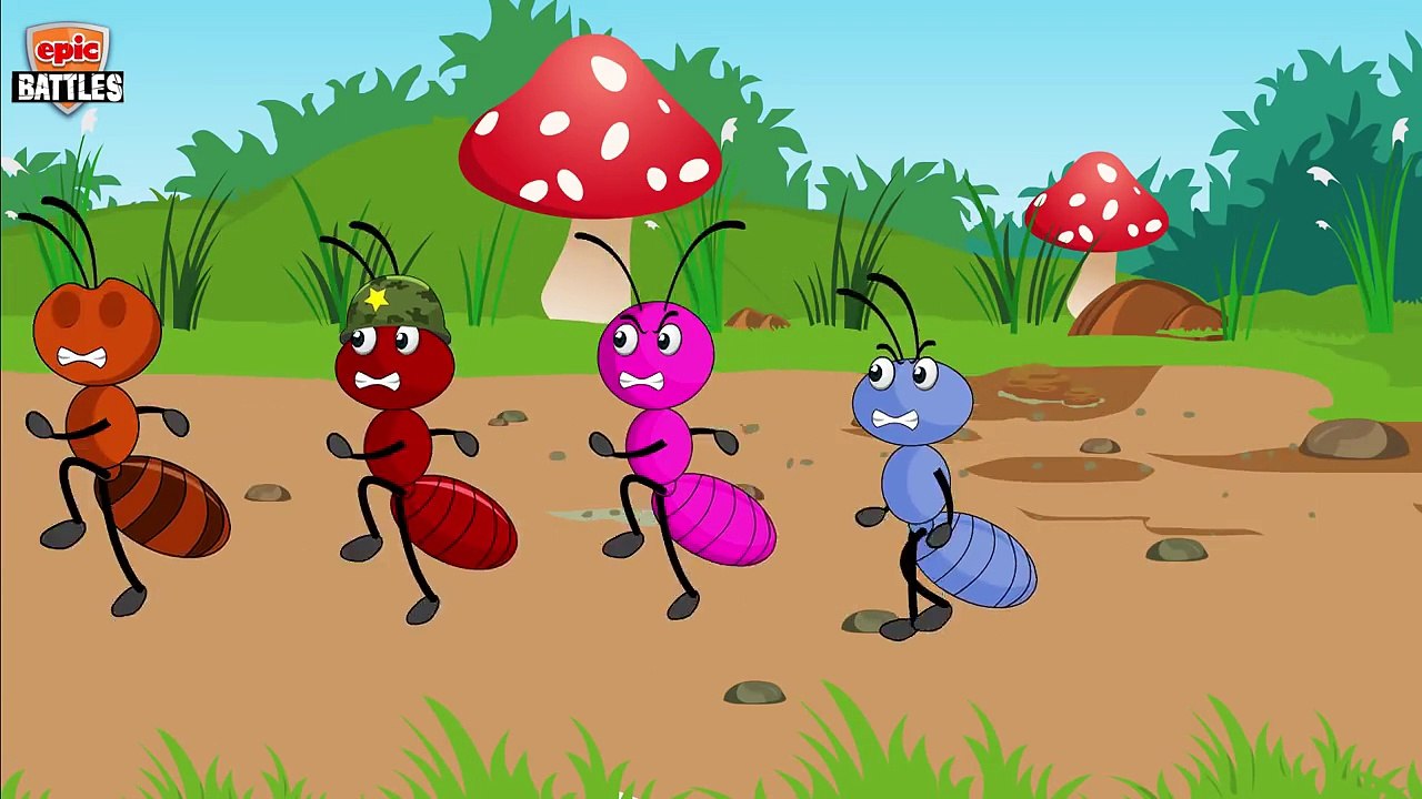 Finger Family Epic Battles Crazy Lion Vs Fox | Finger Family Nursery Rhymes