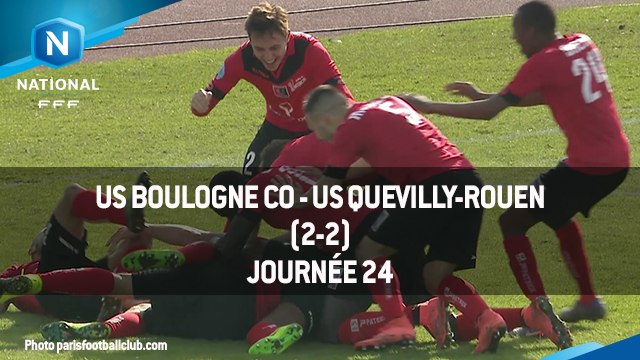 J24 : US Boulogne CO - US Quevilly-Rouen (2-2), le résumé