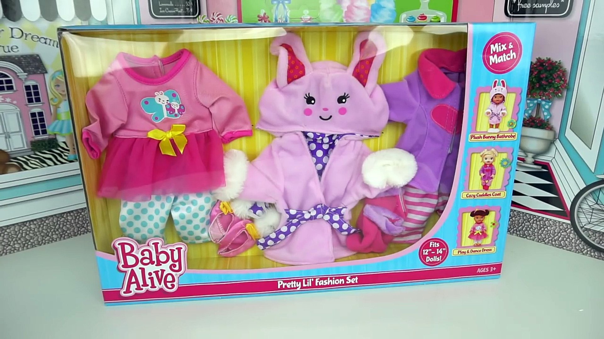 Baby Alive Muñeca Heladito Delicioso con Bicicleta de Heladero - Historias con Bebe Muñeca - video dailymotion