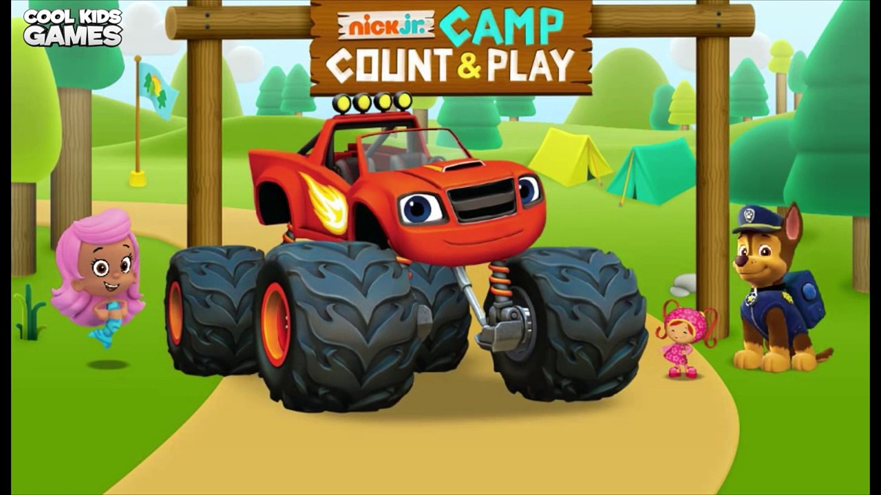 Nick Jr Camp Count and Play - Blaze and the Monster Machines, Bubble Guppies, Paw Patrol e