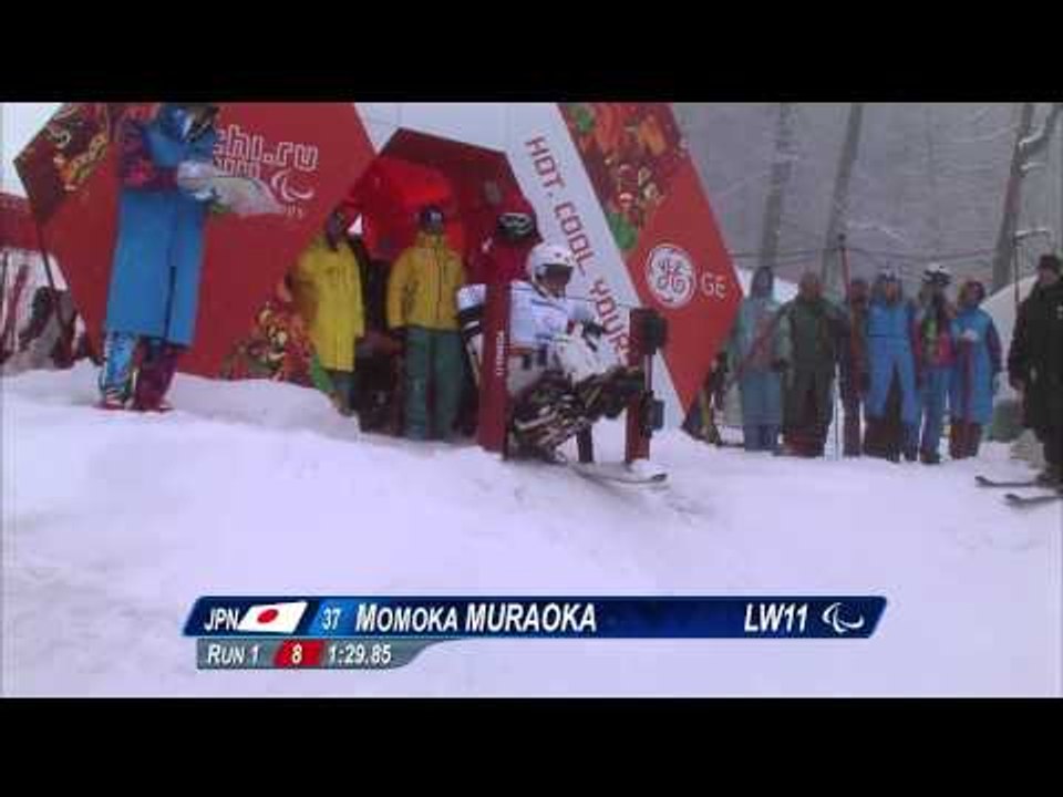 Women's slalom sitting (2nd run) | Alpine skiing | Sochi 2014 Paralympic Winter Games