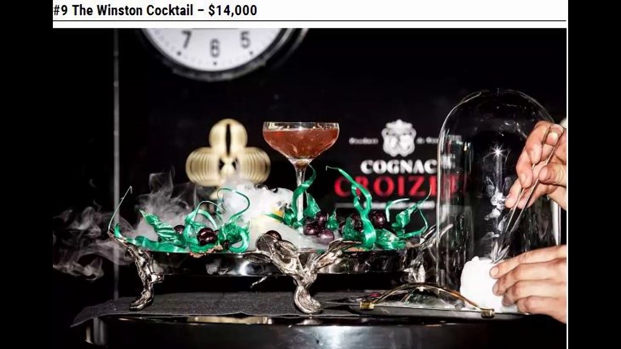 Top 10 most expensive bevrages 2017