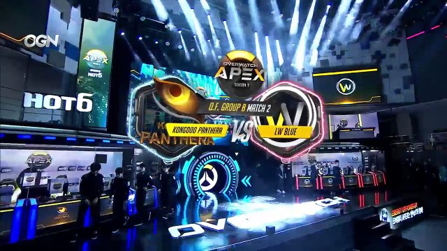 [OGN] 오버워치 핫식스 APEX 시즌2 - Meta Athena VS. Afreeca Freecs Blue | Kongdoo Panthera VS. LW Blue (240)
