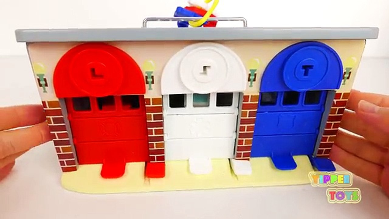 Emergency Vehicles Garage Playset for Kids! Police Car Ambulance and Fire Truck Toys