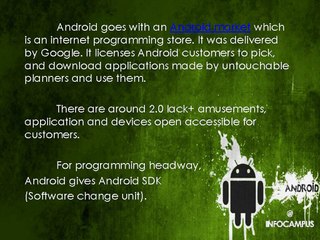 Specifications and Profitable Tools of an Android