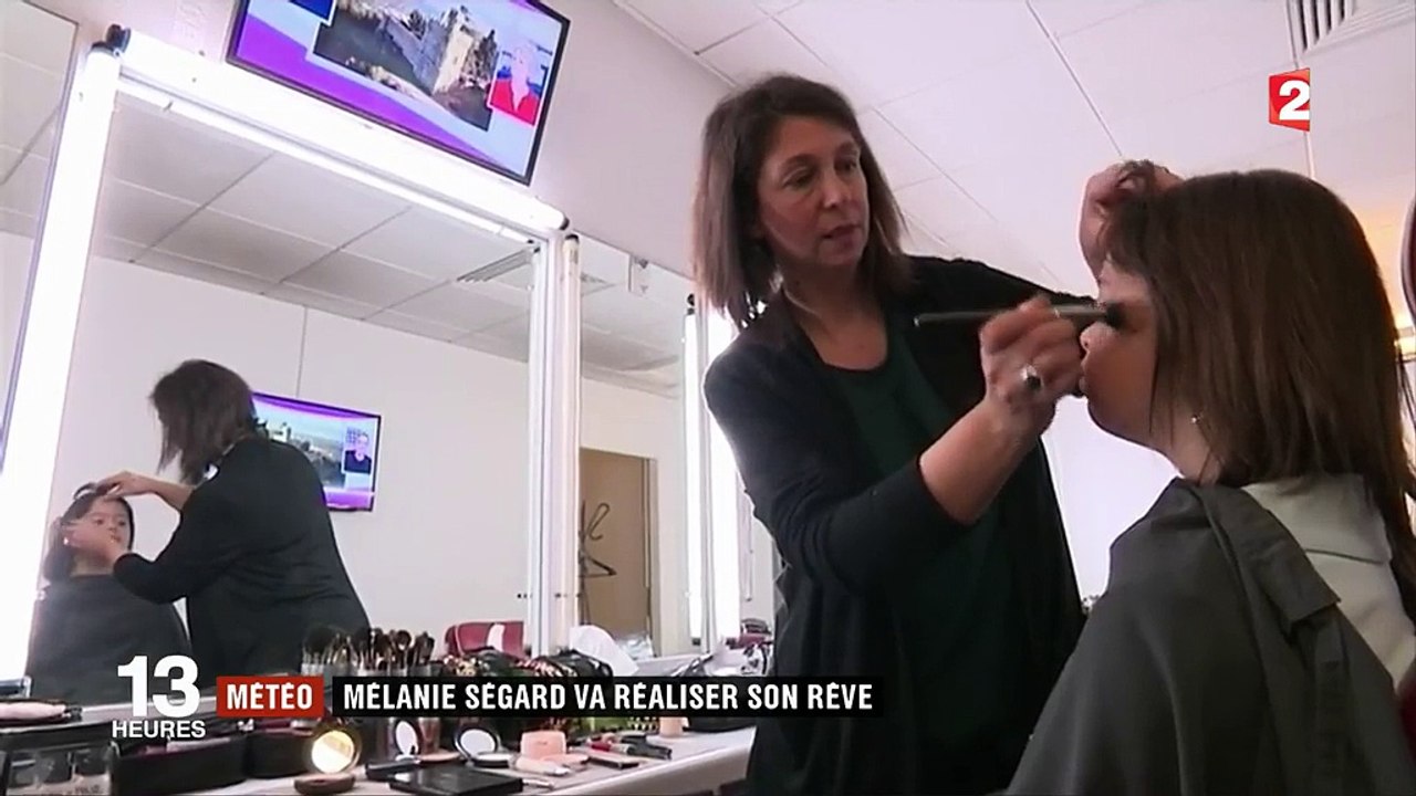 Dans les coulisses de France 2 avec Mélanie Ségard, jeune femme trisomique qui va présenter la météo