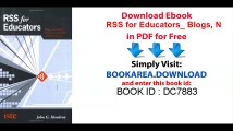 RSS for Educators_ Blogs, Newsfeeds, Podcasts, and Wikis in the Classroom