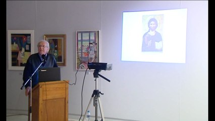 Η διάλεξη του Μιχάλη Χατζάκη με θέμα "Θέατρο Σκιων και Αγιογραφία"