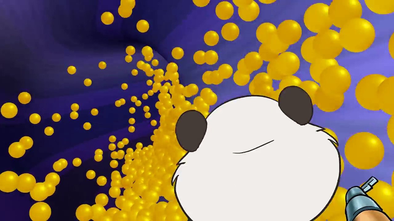 Learn Colors with Water Slide & 3D Color Balls for Kids - Panda Bo Learning Videos by Surp