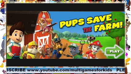 Paw Patrol NickJr _ Pups Save the FARM-FdQNMC9I7Zk