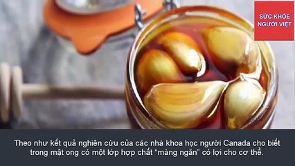 Chữa bệnh viêm xoang bằng tỏi và mật ong