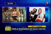 Denuncian extraña desaparición de pareja tras viaje a Yauyos