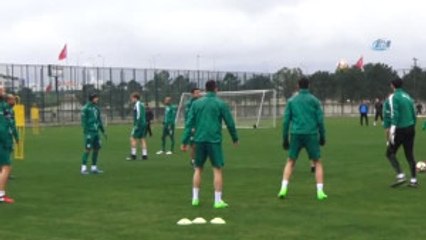 Bursaspor Şut Çalıştı