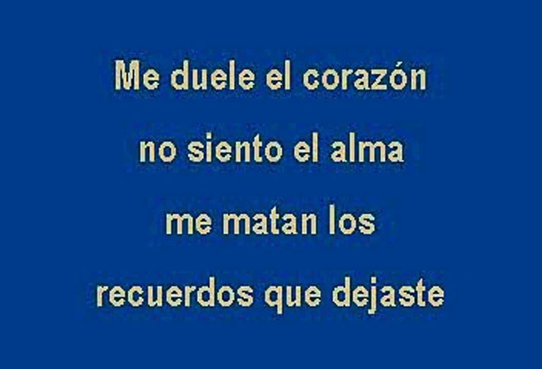 Julio Jaramillo - Amor sin esperanza (Karaoke)