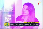 Denuncian extraña desaparición de pareja tras viaje a Yauyos