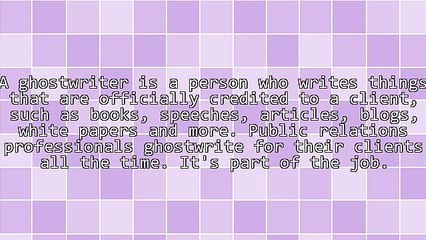 The Truth of Hiring an eBook Ghostwriter