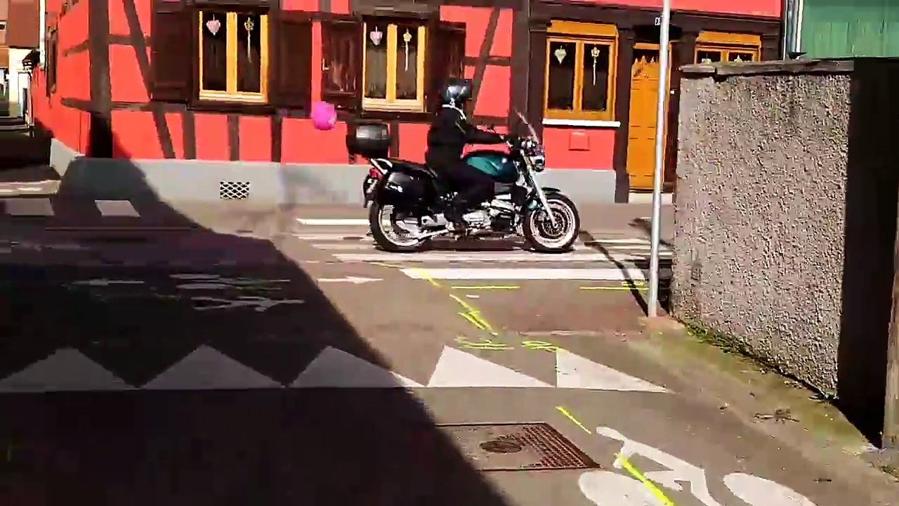 Toutes en moto Strasbourg traversée de Brumath en Alsace