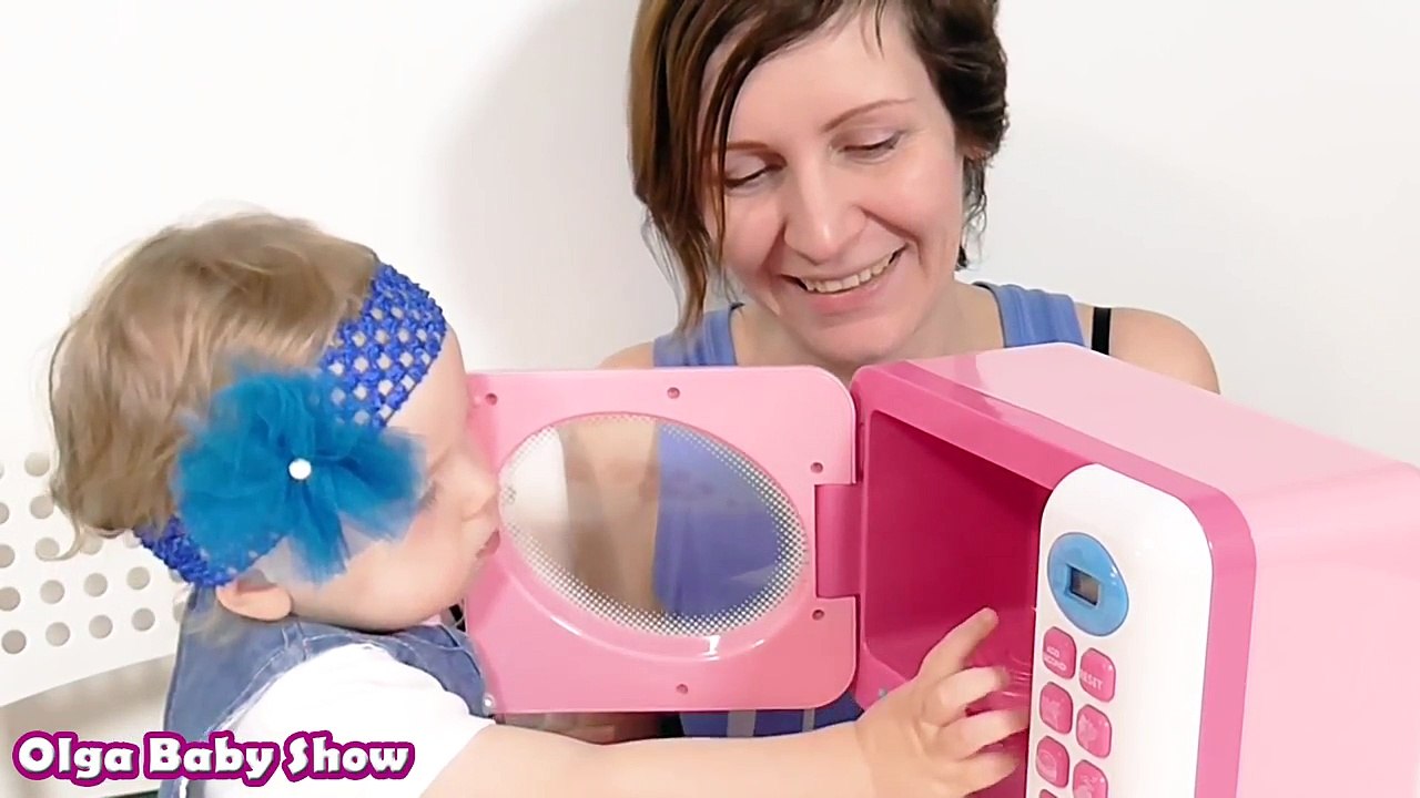 Learn Colors with Surprise Eggs and Microwave for Children Toddlers   Colours for Kids to Learn