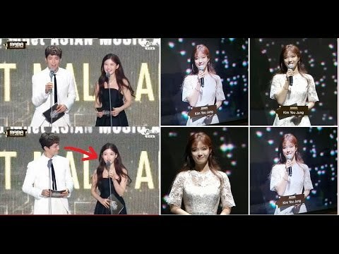 KIM YOO JUNG 김유정 & PARK BO GUM 박보검 @Best Male Artist & Best Perfomance Female Artist @MAMA HongKong