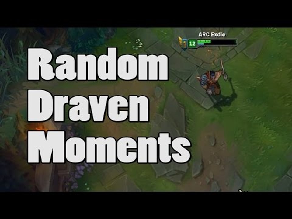 RANDOM DRAVEN MOMENTS