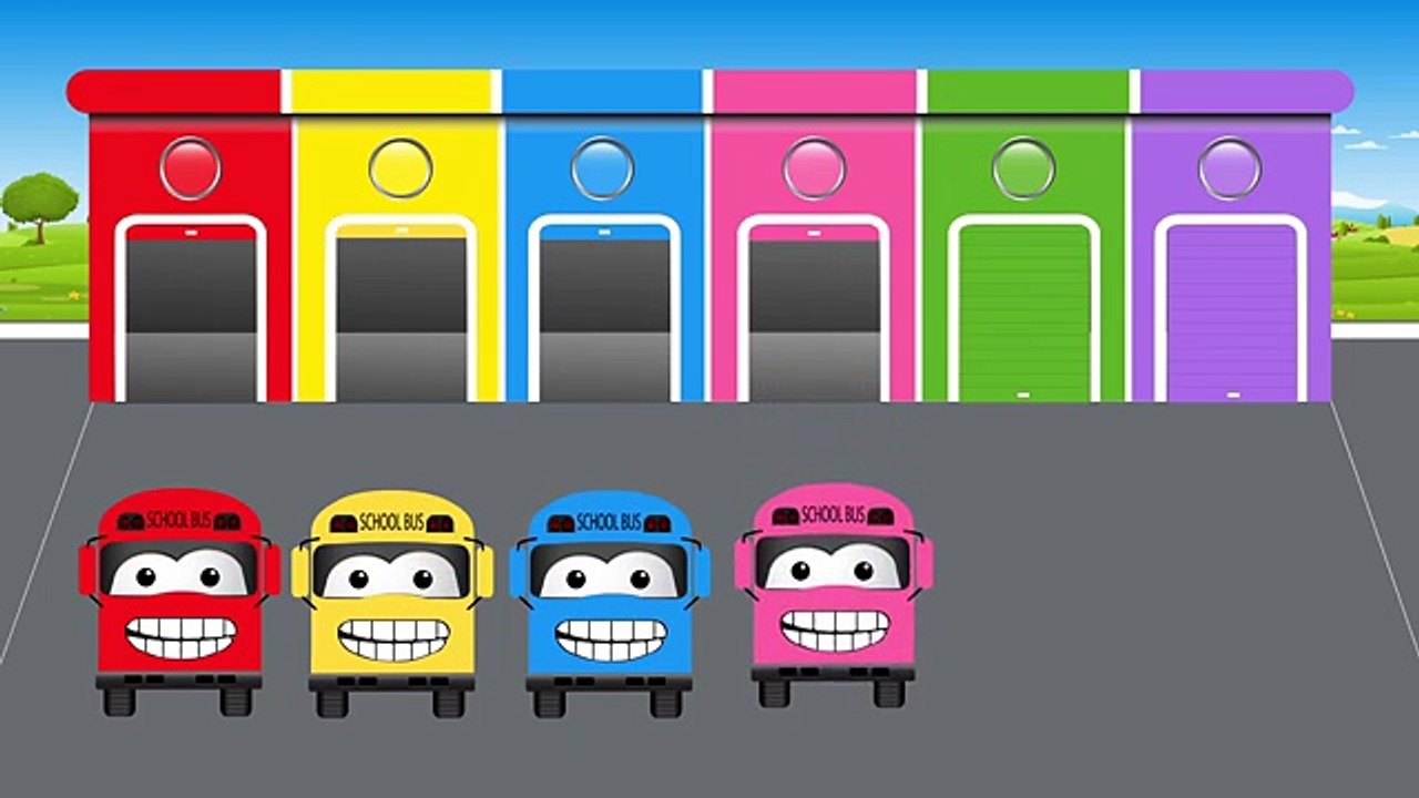 Colors for Children to Learn with Color Bus Toy Colours for Kids to Learn Videos