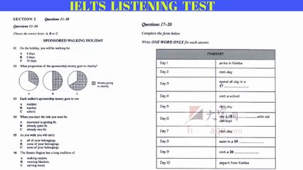 IELTS LISTENING TEST ►  IELTS LISTENING PRACTICE TEST 2017 WITH ANSWERS