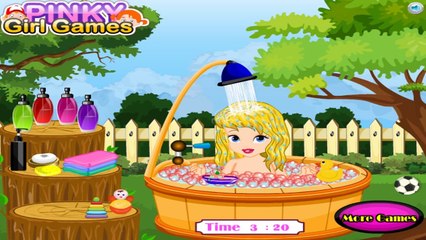 Baby Cinderella Summer Bath baby online game