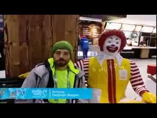 Heidi Jo Duce: Micky d's at  the Coastal Paralympic Village