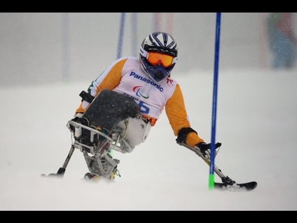 Victoria Pendergast  (2nd run) | Women's slalom sitting| Alpine skiing | Sochi 2014 Paralympics