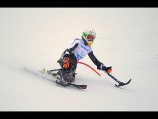Anna-Lena Forster (1st run) | Women's slalom sitting| Alpine skiing | Sochi 2014 Paralympics