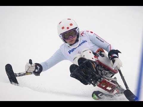 Momoka Muraoka (1st run) | Women's slalom sitting| Alpine skiing | Sochi 2014 Paralympics