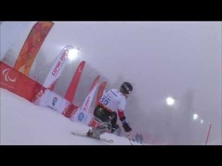Erna Fridrikdottir (2nd run) | Women's slalom sitting| Alpine skiing | Sochi 2014 Paralympics