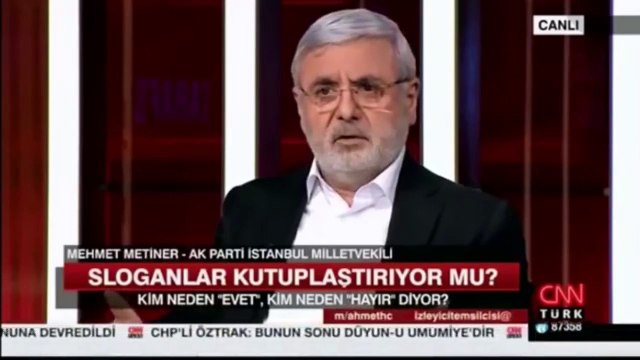 MEHMET METİNER'DEN OLAY YARATACAK AÇIKLAMA HDP'NİN BÜYÜK BİR TABANININ REFERANDUM DA EVET DİYECEĞİNİ SÖYLEDİ