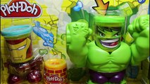 NEW new PLAY DOH HULK SMASHDOWN Can-Heads IRON MAN Marvel Superhero Playdough Toys by DCT
