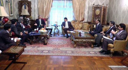 CM Punjab meeting with Delegation Director of Oxford Center in UK Dr Farhan Nazami
