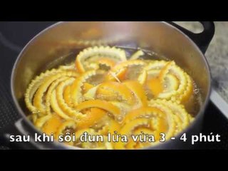 Mứt vỏ cam mật ong | Món Ngon Việt Nam