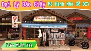 Bộ kit mô hình cửa hàng đại lý báo giấy nhật bản | Mô Hình Nhà Gỗ DIY