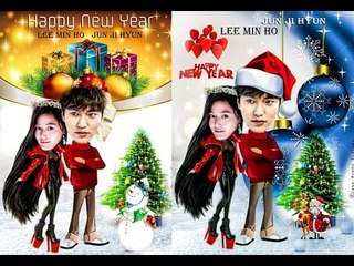 Happy New Year 2017 Lee Min Ho and Jun Ji Hyun couple as Best Couple at SBS Drama Awards 2016
