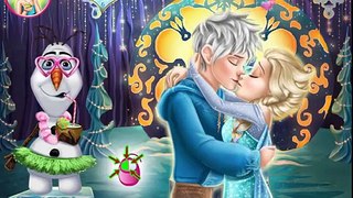 Замороженные Принцесса Эльза Игры Эльза поцелуи разъем Фрост