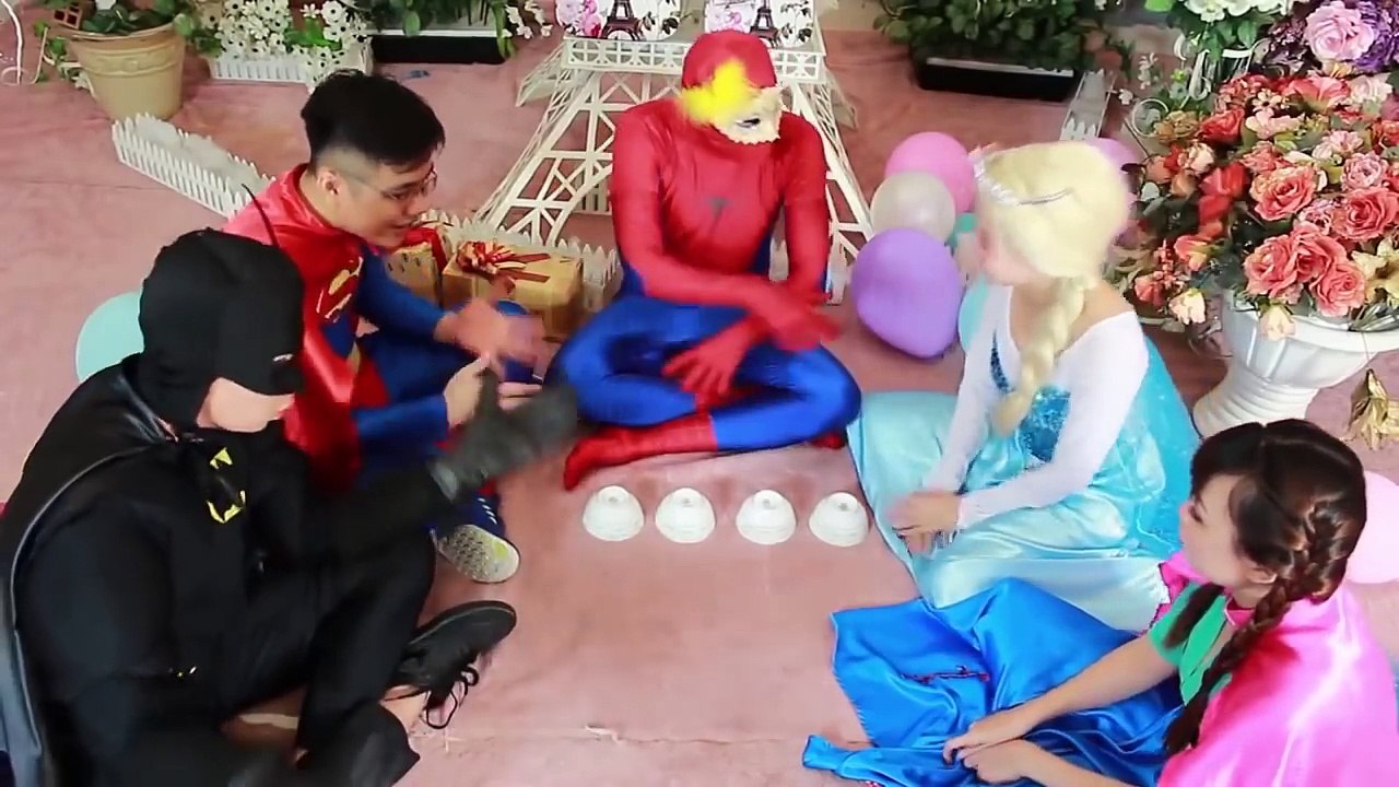 Spiderman Frozen Elsa #17 Funny Prank Snow White Hulk Anna Spiderman Magic Superheroes In Real Life