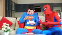 Spiderman Frozen Elsa Funny Prank Snow White Anna Supergirl Love Story Superheroes In Real Life #9