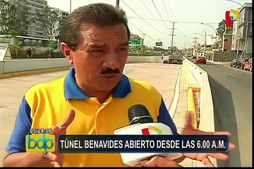 Surco: así luce el túnel Benavides tras ampliarse horario de prueba