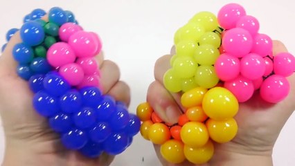 DIY How to Make Colors Puzzle Heart Mlik Gummy Pudding Learn Colors Slime Squishy Stress Ball