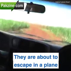 Brazilian police stops drug gang by crashing their plane