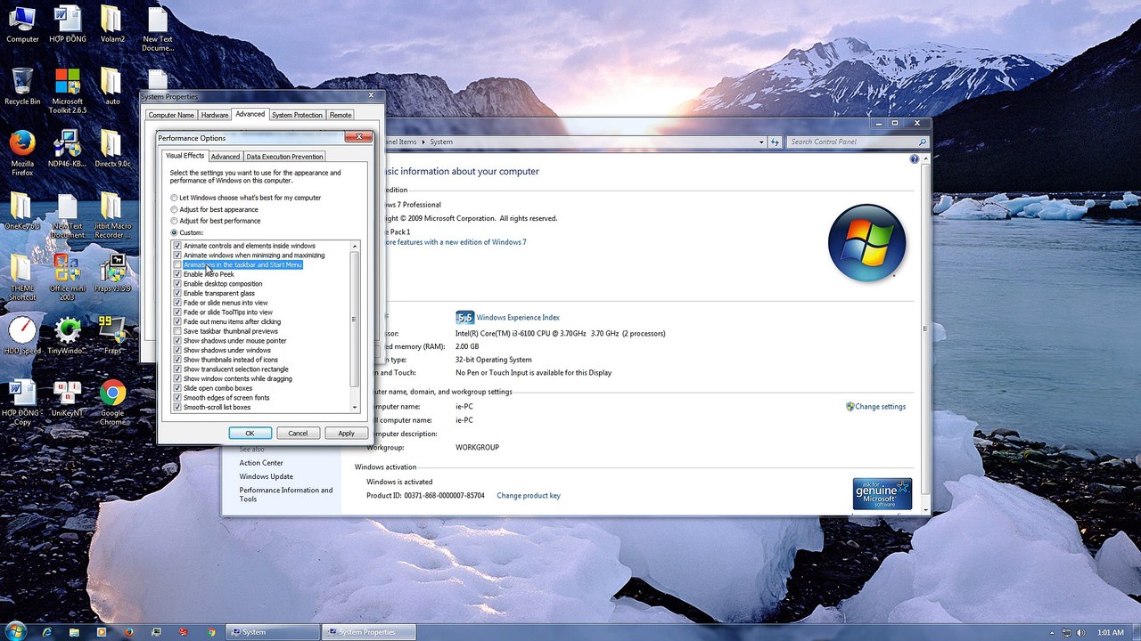 Optimize win 7