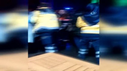 Fatih'te Tramvay Taksiye Çarptı : 4 Yaralı